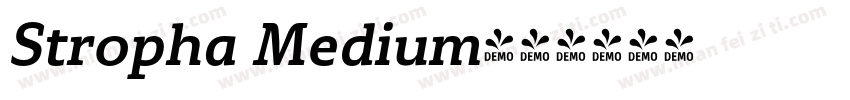 Stropha Medium字体转换